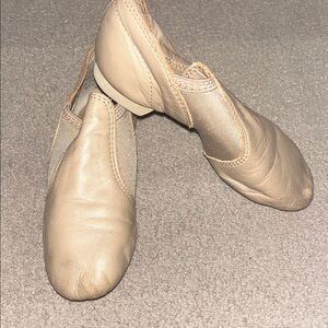 Little Girls Jazz/Lyrical/Ballet Nude Split Sole Leather Dance Shoes Child 7 -C7